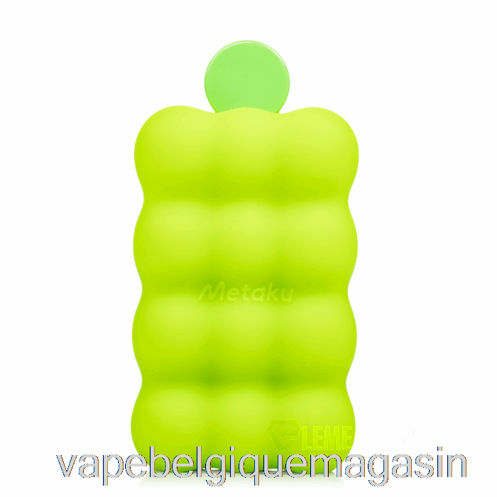 Vape Jetable Metaku Spongie 7500 Glace Pomme Verte Jetable